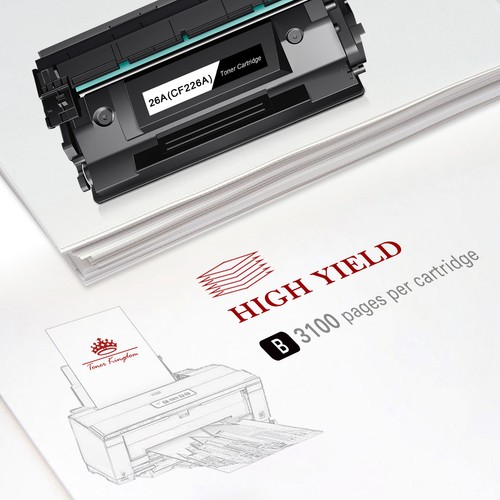Lote de tóner CF226A de alto rendimiento para HP 26A Laserjet Pro M402dn M426fdw M402d/M402dw - Imagen 4 de 9