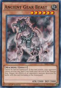 Ancient Gear Beast - SR03-EN007 - Common - 1st Edition x3 - Near Mint