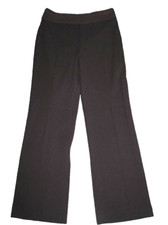 NINE WEST LACE TRIM BROWN DRESS PANTS 4