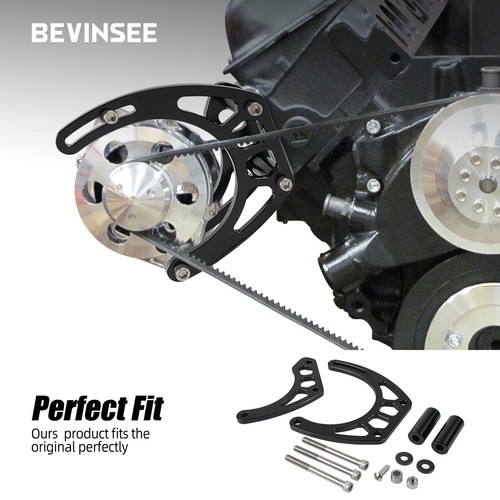 BEVINSEE kurze Pumpe Lichtmaschinenhalterung Für Chevy Big Block 396 454 427 - Picture 2 of 12