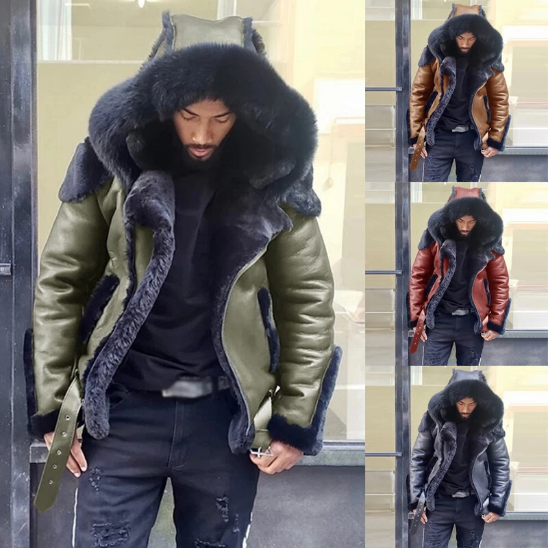 Mens plus size shop leather jackets