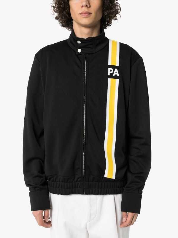 NEW WITH TAGS $998 PALM ANGELS MONOGRAM LOGO PA STRIPPED NEW WITH TAGS $998 PALM ANGELS MONOGRAM LOGO PA STRIPPED