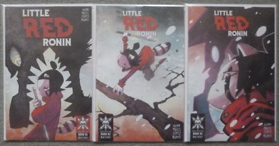 LITTLE RED RONIN #1,#2,#3 SET..GUNN/WALLIS..SOURCE POINT.2022 1ST PRINT..VFN+