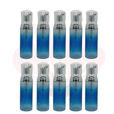 60ml Ombre Blue Foaming Pump Bottles Plastic Dispenser Lash Shampoo 10 pack