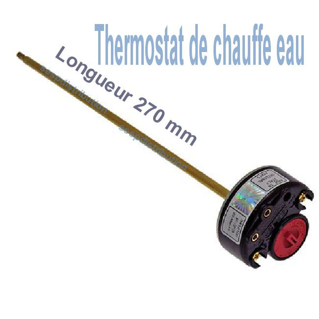 Thermostat chauffe-eau THERMOWATT RTM 270 mm type RTS3 et TAS 270