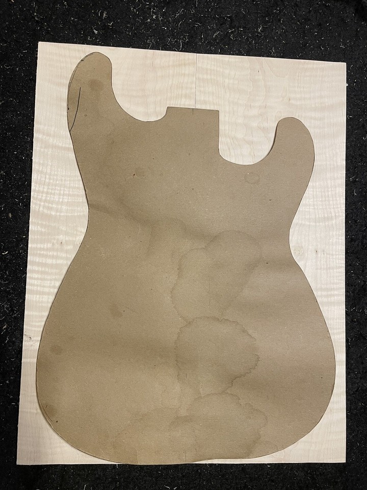 Guitar Top 0930B Book Matched Curly Maple 18.5" x 14" x 0.24" eBay