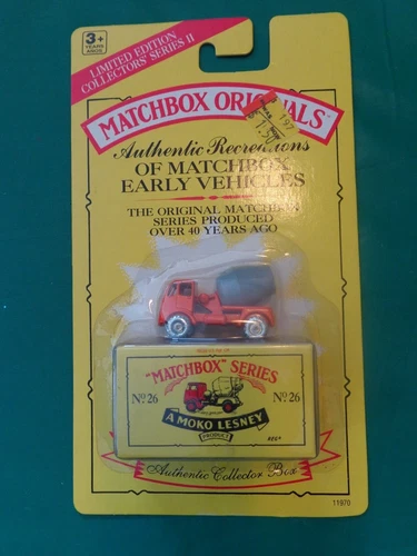 Matchbox Originals Recreations A Moko Lesney Cement Truck No. 26 Die Cast 1:64