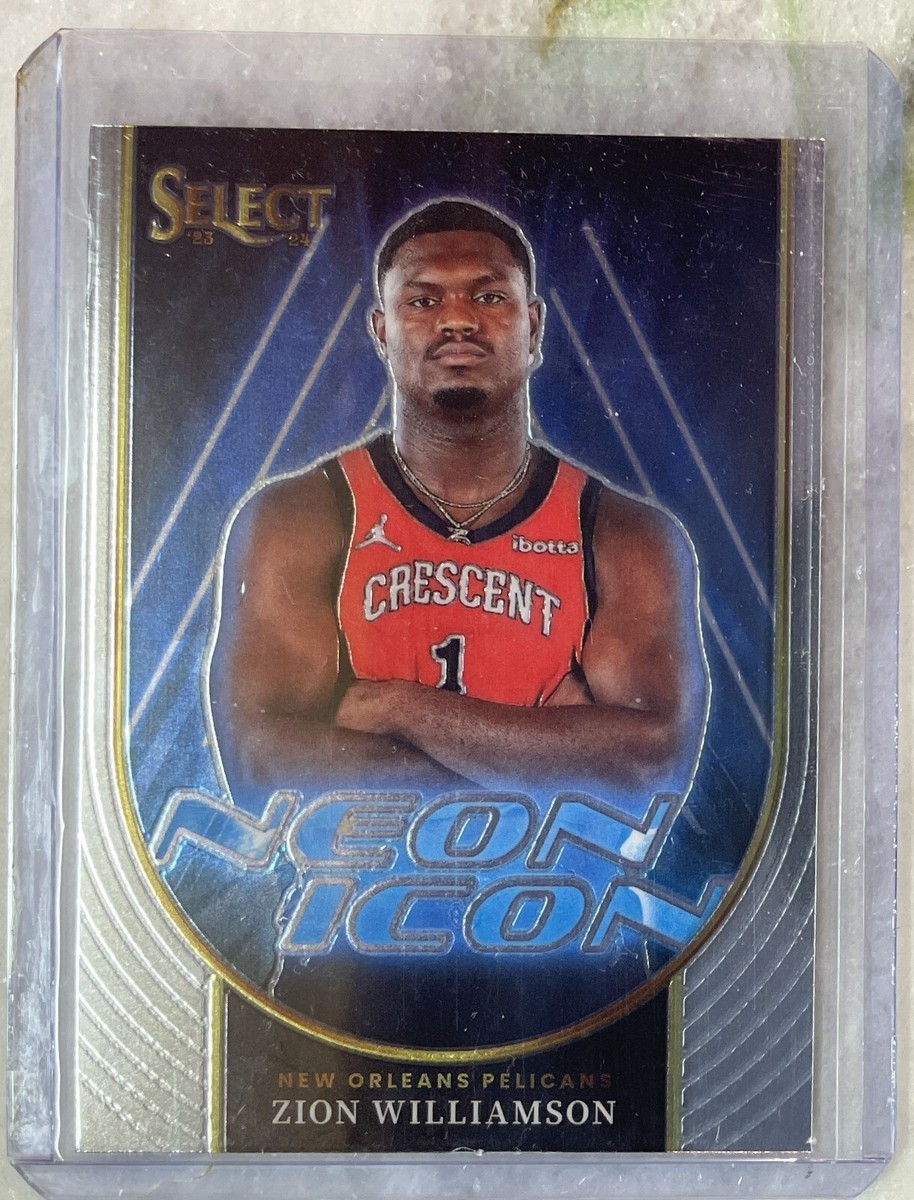 2023-24 Panini NBA Select Zion Williamson Neon Icon -#10 New