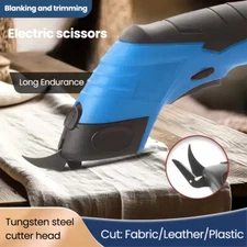10000RPM Electric Scissors USB Rechargeable Cutter For Leather Carpet Cardboard