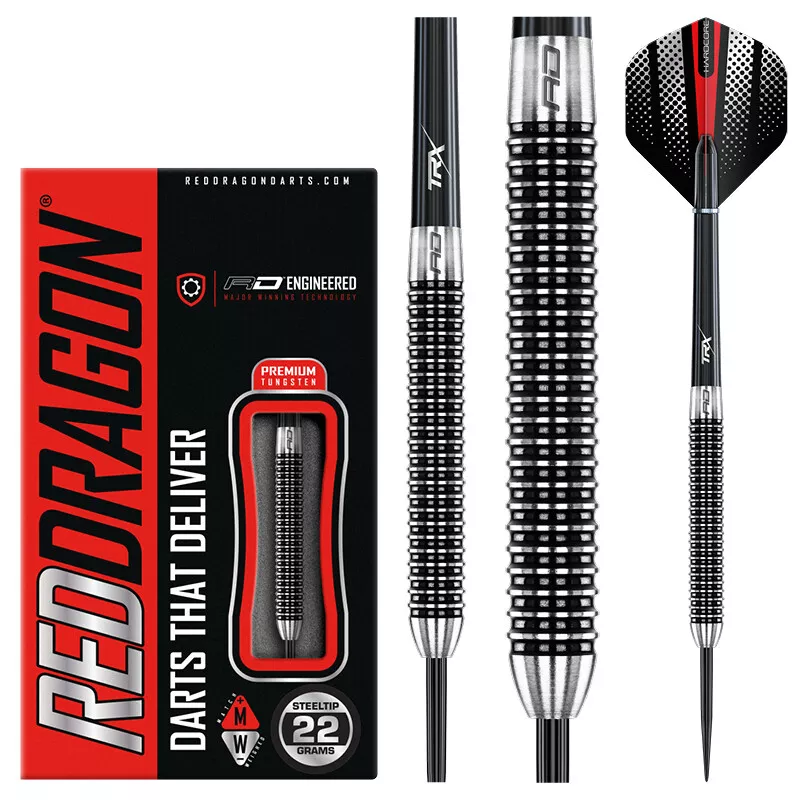 RED DRAGON Flightmasters Tungsten Darts Set  21g,22g,23g,24g,25g,26g,28g,29g,30g