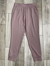 Eddie Bauer Lounge Pants X Soft Stretch Joggers Womens Size Medium Pink Pockets