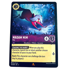 madam mim lorcana card Madam Mim - Elephant - Shimmering Skies [SUPER RARE NORMAL]