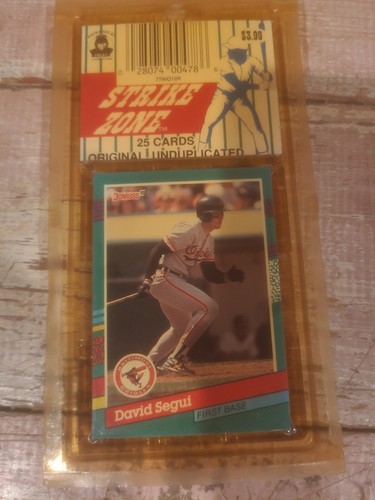 NIP Vintage Baseball Cards Donruss StriNIke Zone Pack 25 Cards Bonus 2 1988 MVP - Picture 4 of 6