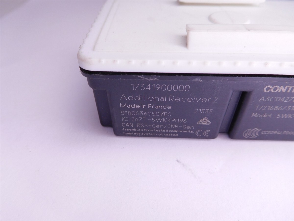 Continental 5WK49093 433.92MHz Additional Receiver 2 91223 Continental 5WK49093 433.92MHz Additional Receiver 2 91223