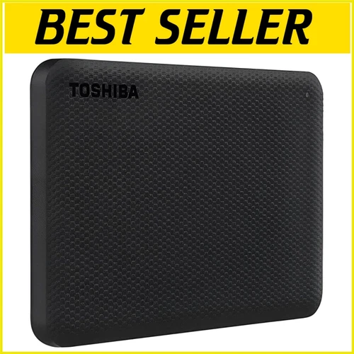 Sleek 1TB USB 3.0 Portable Hard Drive with Password Protection - Canvio Advance