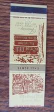 SEEKONK, MASSACHUSETTS MATCHBOOK COVER: OLD GRIST MILL TAVERN MATCHCOVER -C