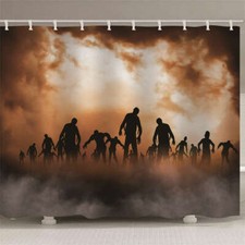 Purple Clouds Order 3D Shower Curtain Waterproof Fabric Bathroom Decoration