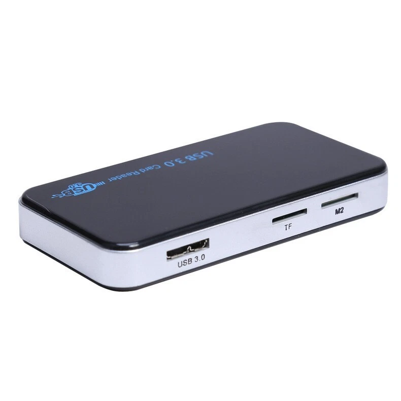 USB 3.0 Memory Card Reader Adapter 5GBPS Fit For CF/TF/SD/Micro SD/XD/M2/MS Card - Image 4 of 4