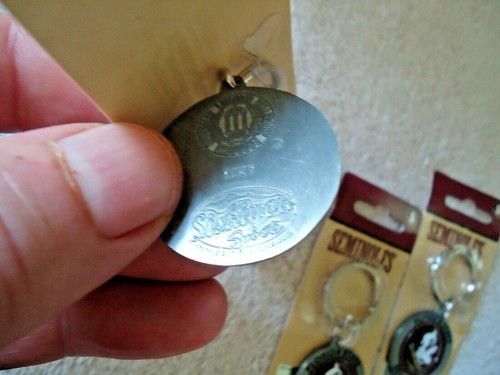 Lot Of 3 " NWT " Fanatix # 711142 Florida State Seminoles Keychains " GREAT ITEM - Picture 5 of 6