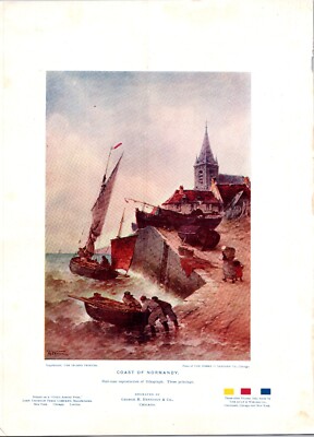 Coast of Normandy (Shepard Colt Armory Thomson Benedict Ault Wiborg) 1897 Print