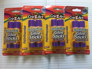 4 PACKS OF 2~[Cra-Z-Art Jumbo Washable Glue Sticks]~8 GLUE STICKS TOTAL~!!! 884920113206  eBay