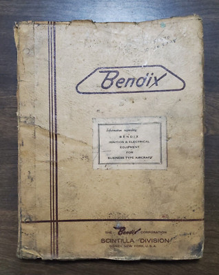Bendix Ignition & Electrical Equipment for Business Aircraft Service Manual