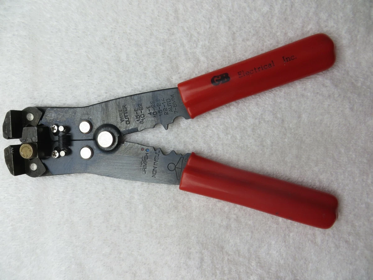 GB Electrical Wire Stripper Crimper Cutter D1