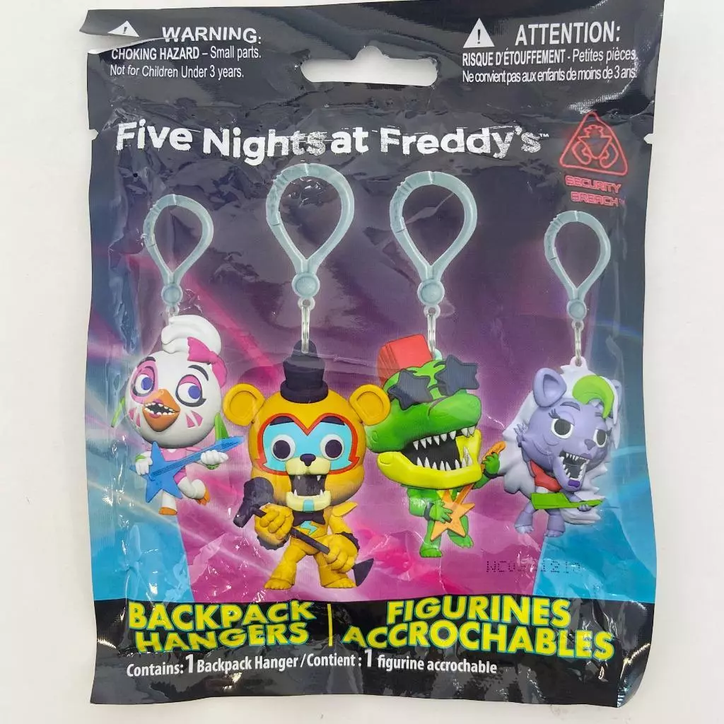 Five Nights at Freddy's Security Breach cabides para mochila – Série 2 :  : Brinquedos e Jogos