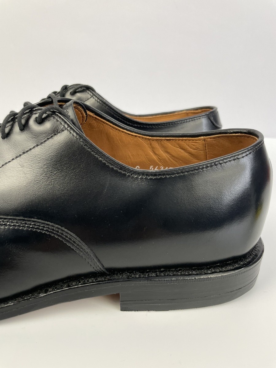 Allen Edmonds Byron Cap Toe Leather Oxford Dress Shoes Black