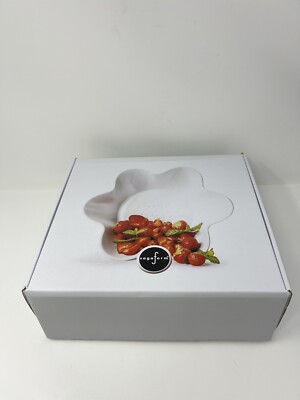 Sweden Sagaform Serving Bowl Piccadilly White Item #5017725 Made In Sweden