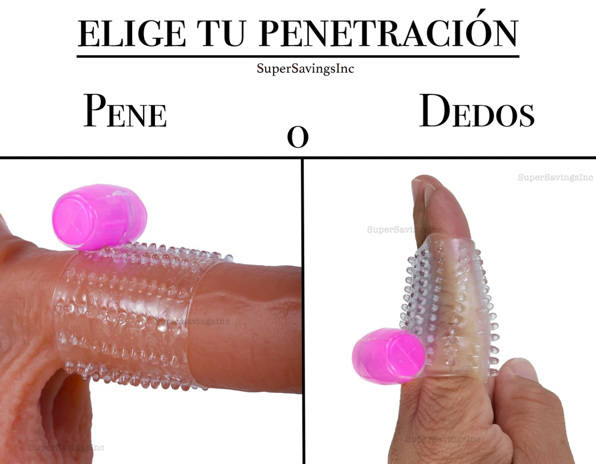 Juguete Sexuales Para El Pene de Hombre Vibrador De Anillo Para Mujer Clítoris eBay imagen