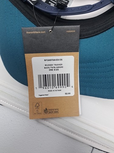 Gorra The North Face Mudder Trucker Eagle azul talla única NUEVA (SH)(F4).. - Imagen 8 de 8