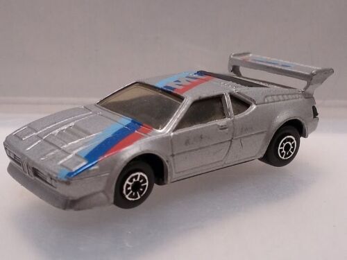 🙂 BMW M1 Silver 1:55 M.C Toy #148 3437 - Picture 1 of 4