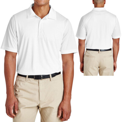 Mens Moisture Wicking Polo Shirt Dri Fit UV Protection XS, S, M, L, XL 2XL-6XL