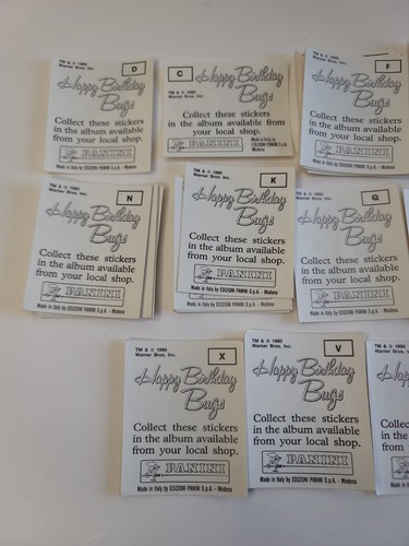 Looney Tunes - Happy Birthday Bugs Sticker Set 80 pieces - 1990 Panini Italy VTG - Picture 7 of 9