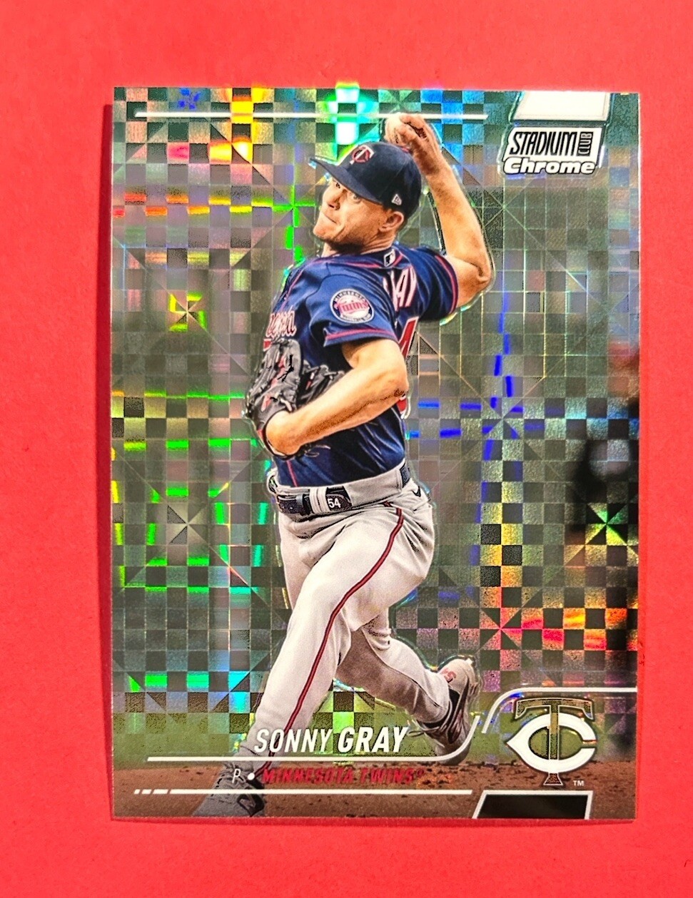 Sonny Gray ~ 2022 Topps Stadium Club Chrome ~ X-fractor Xfractor