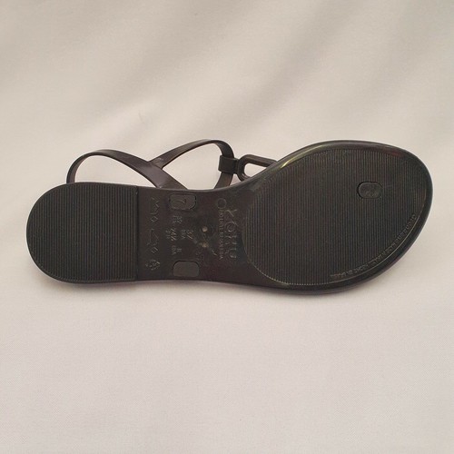 Zaxy Infinity Sandal Vegan Friendly 100% Recyclable Flip Flops Black UK Size 3 - Picture 7 of 7
