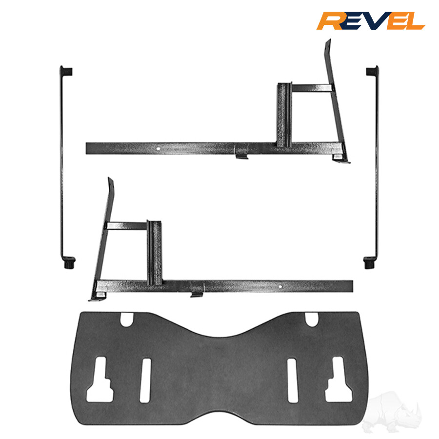 Club Car Precedent & Tempo Golf Cart Aluminum Cargo Box w/ Mounting Kit