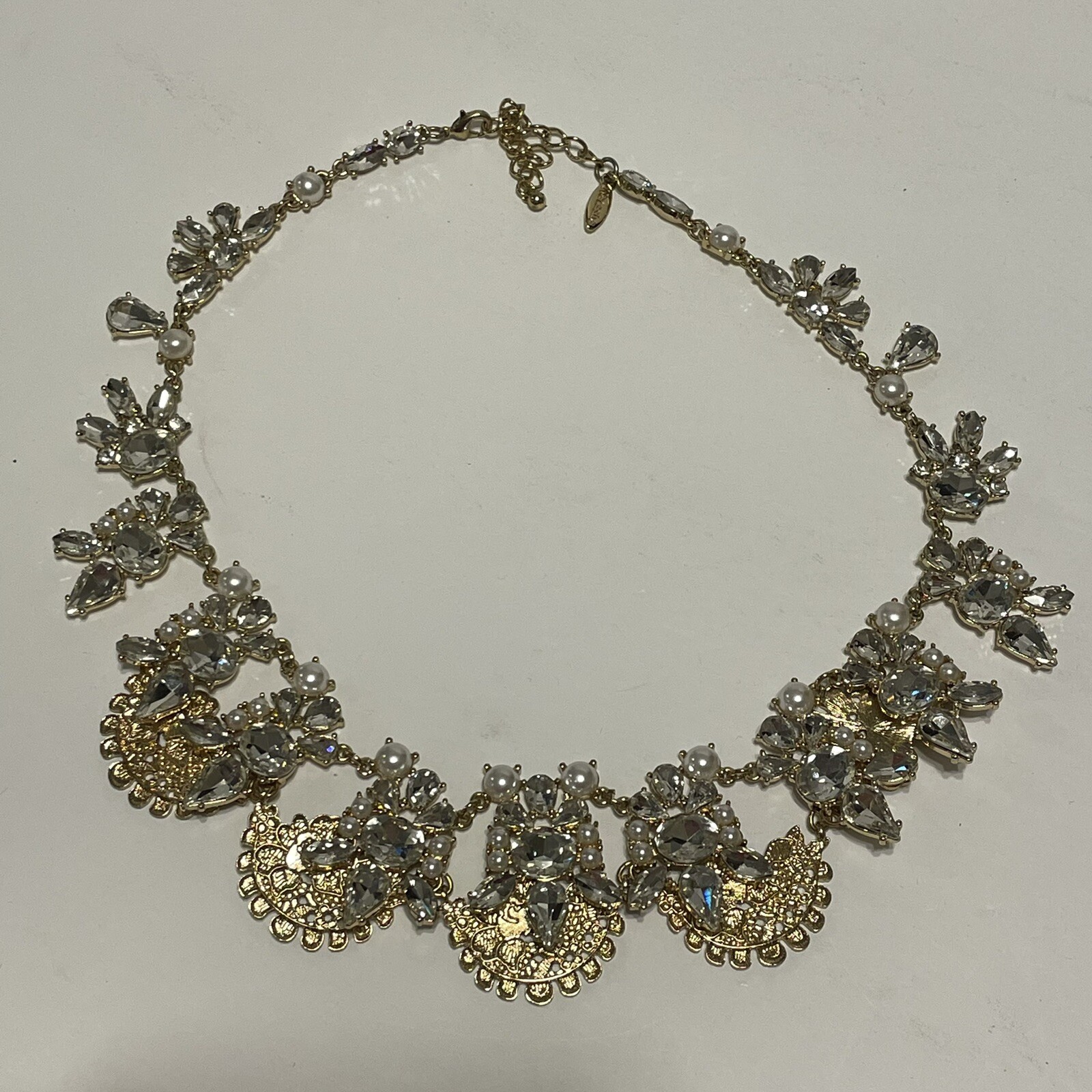 Natasha Multi-Stone Statement Collar Necklace Ele… - image 11