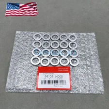 OEM 20pcs 14MM OIL DRAIN PLUG CRUSH WASHERS 94109-14000 FOR HONDA/ACURA