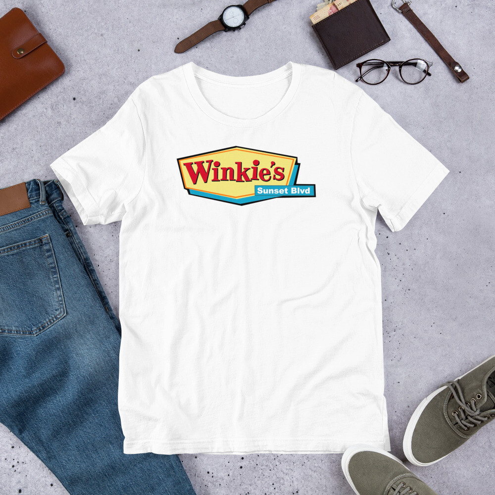 Winkie's Sunset Blvd Mulholland Drive Short-Sleeve Unisex T
