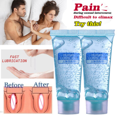 2Pack Personal Lubricant Water Based Long Lasting Sex Lubricant for-Women  Men US
