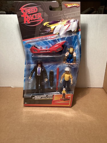 Hot Wheels Speed Racer Royalton/Spritle/Chim-Chim Battle Board Figuren & Fahrzeug