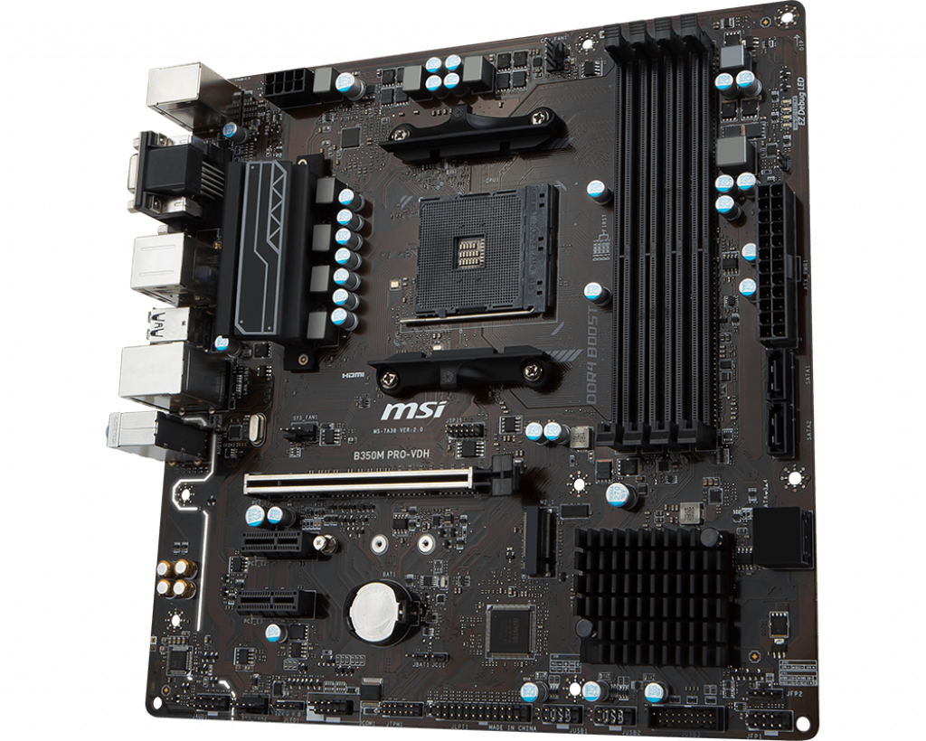 For MSI B350M PRO-VDH AMD AM4 DDR4 M-ATX Motherboard | eBay