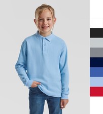 2er Pack Unisex Kinder Poloshirt Fruit of the...