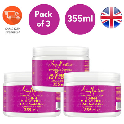 Shea Moisture Superfruit Complex 10-in-1 Multi-Benefit 355ml - 3er Pack
