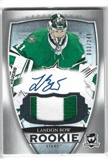 LANDON BOW  2018-19 THE CUP  ROOKIE  PATCH  AUTO  003/249