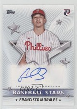 2022 Topps Update Baseball Stars Auto Francisco Morales #BSA-FM Auto 05l1