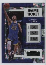 2021-22 Panini Contenders Game Ticket Green Ice Stephen Curry #10 jc3