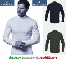 ★ NAVIGARE MAGLIA LUPETTO UOMO RAGAZZO IN CALDO COTONE COL. BIANCO BLU NERO  ★